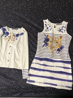 The Little Colibri Girls Dress and Jacket set